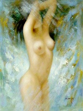 nd031eB 印象派の女性ヌード Oil Paintings